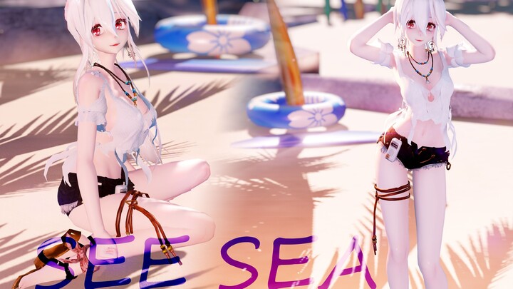 【弱音MMD/4k120fps】夏日短讯-SEE SEA