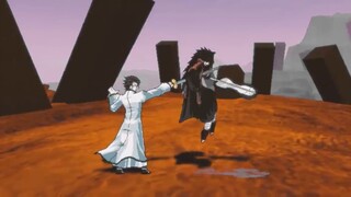 Pertarungan antara penjahat besar disebut eksplosif! Aizen vs.Uchiha Madara.