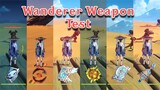Best Weapon for Scaramouch (Wanderer) ?? Scaramouch Weapon Comparison!! Genshin Impact