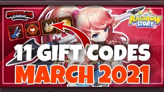 NEW & Active CODES Rainbow Story | Redeem CODES March 2021