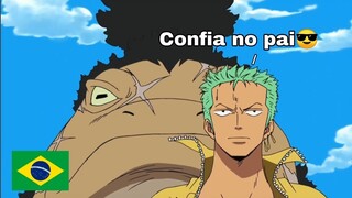 ZORO FALANDO PRA CONFIAR😎 DUBLADO 🇧🇷 - ONE PIECE