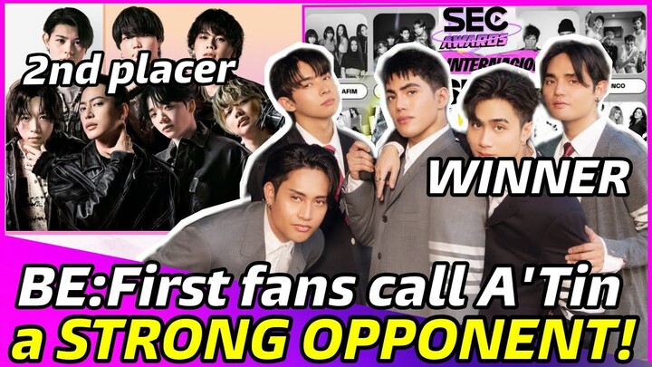 JPop Group Be:FIRST Fandom CONGRATULATES SB19 and A'Tin for winning in SEC Awards 2024!
