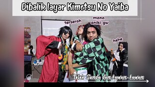 cosplayer dibalik layar saat Event jejepangan 😆