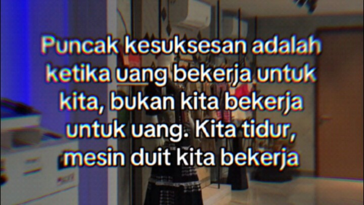 biarkan uang bekerja untuk kitaaa☕