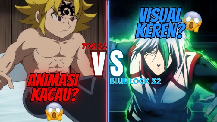 Duel Animasi Terburuk: Ketika cerita epic nggak diimbangi animasi yang pas.Blue Lock atau Nanatsu?