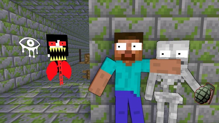 Monster School : EYES THE HORROR GAME CHALLENGE - Minecraft Animation - Bilibili Monster School : EYES THE HORROR GAME CHALLENGE - Minecraft Animation - Bilibili