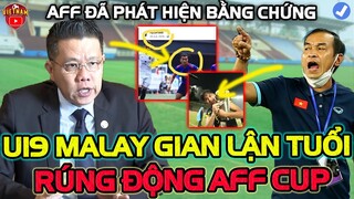 AFF Phát Hiện Bằng Chứng U19 Malaysia Sử Dụng Cầu Thủ Quá Tuổi, Cả AFF Cup Rúng Động