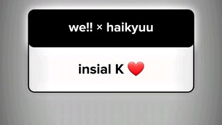 insial K ❤ | next ver huruf apa lagi?