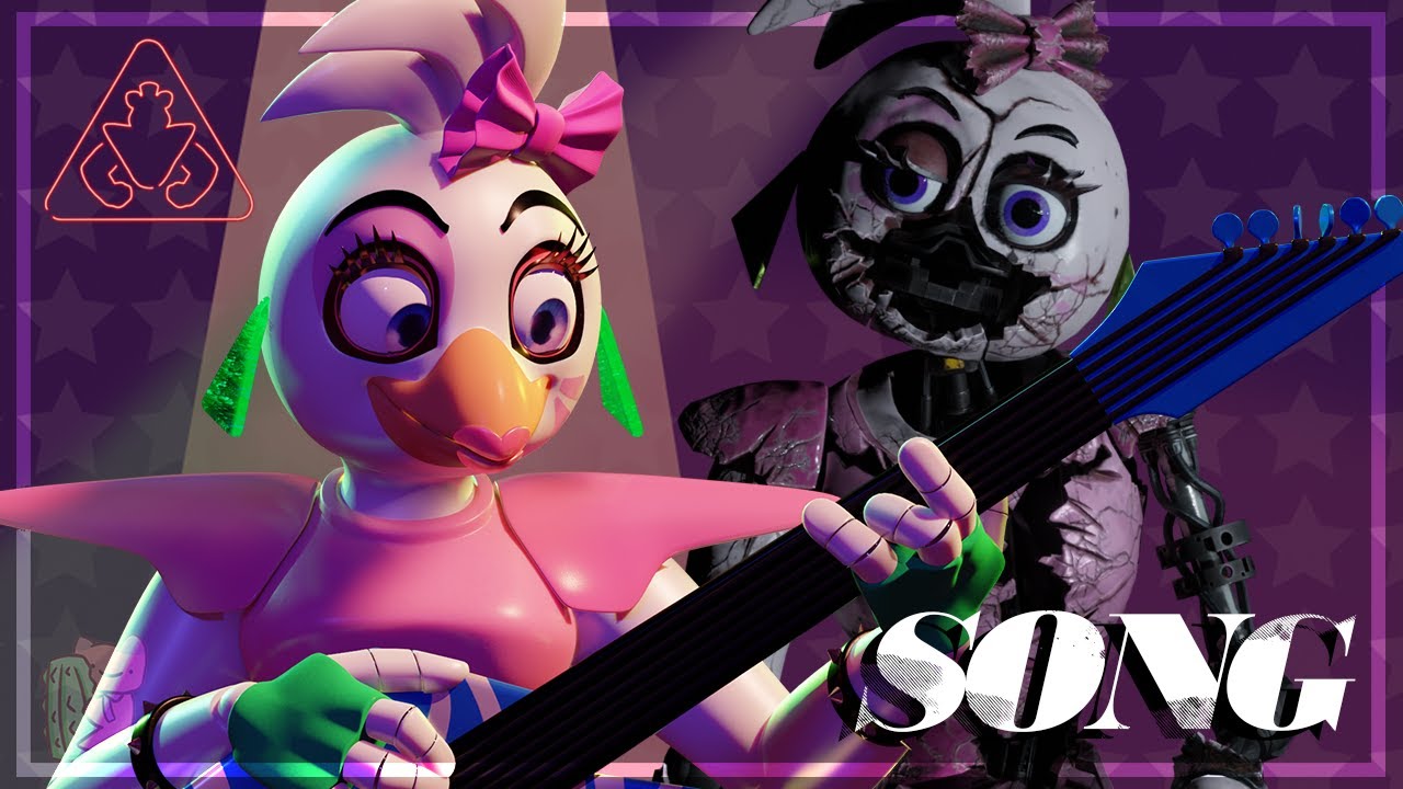 FNAF:SB Intro small details #fnaf #fnafsecuritybreach #fnafsecrets #fn, glamrock chica