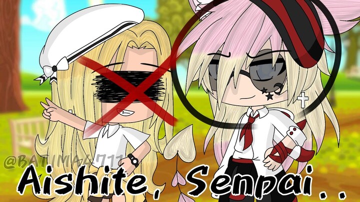 Aishite, Senpai...🖤🔪  [meme]