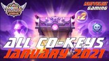 All Active NEW YEAR  CD-KEYS! | Mobile Legends Adventure Redeem CODES 2021