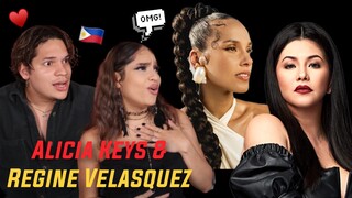 The WAY I'M LOSING IT! Waleska & Efra react to Regine Velasquez & Alicia Keys Singing LIVE in MANILA