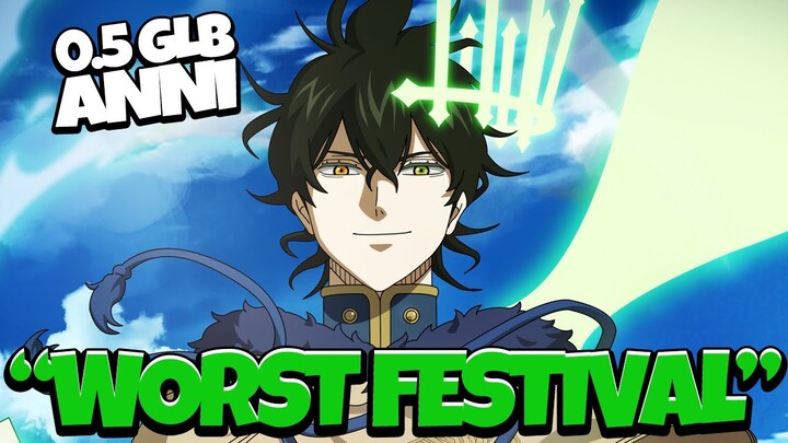 SPIRIT DIVE YUNO IS HALF ANNIVERSARY & HE'S A SKIP?! THE "WORST" FESTIVAL UNIT - Black Clover Mobile