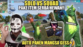 PAKE SERBA BINATANG!! SOLO VS SQUAD🔥