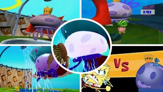 Evolution Of King Jellyfish Boss Battles in SpongeBob Games (2003 - 2021)