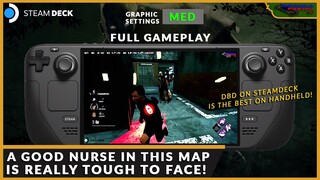 NURSE IN GIDEON MEAT PLANT IS JUST TOO OP! DEAD BY DAYLIGHT ON STEAM DECK WITH MEDIUM GRAPHICS