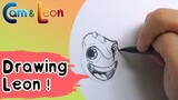Play Time with Cam & Leon | Drawing Leon! | Cartoon for Kids