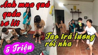 Văn Thật Trả Lương Phong Cách Xỏ Lá - Phát Sốt Với Mức Lương KHỦNG Của Trà