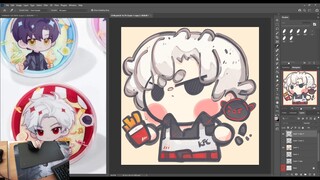 2248 - Sylus : Fanmade KFC Collab Outfit / 秦彻 ：二创KFC联动服装  17 Aug 2024