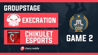 Just ML Cup Day 2 Execration vs Chikulet Esports Game 2 (BO3) | Just ML Mobile Legends