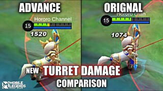 TURRET DAMAGE UPDATE | ORIGINAL VS ADV SERVER