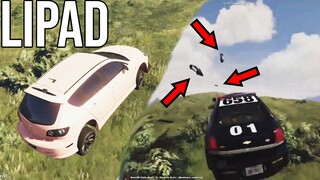 LIPAD ANG 4 NA PULIS NG BILLIONAIRE CITY! | GTA 5 CARCHASE Roleplay