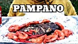 PAMPANO WITH SALT AND PEPPER SHRIMP SOBRANG SARAP + FILIPINO FOOD | KABSAT SAM