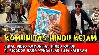 Heboh! Komunitas Syal Kunyit Hancurkan Bioskop Yang Menampilkan Film Pathaan