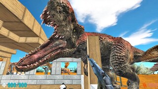 Survive in Dinosaurs Safari. Animal Revolt Battle Simulator