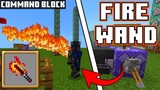 How to make a Fire Wand 🔥 in Minecraft using Command Blocks【No Mods】