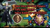BEST MLBB HERO FOR SOLO PLAYERS TO RANK UP SUPER FAST S22 2021 || MOBILE LEGENDS BANG BANG MLBB