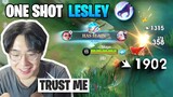This is Why Lesley is ASSASSIN marksman | Mobile Legends