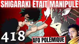 DEKU SAUVE SHIGARAKI ! ALL FOR ONE LE MANIPULAIT ! - MY HERO ACADEMIA 418 - REVIEW MANGA