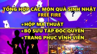 Free Fire | Tổng Hợp Những Món Quà Trong Sinh Nhật 2 Tuổi Free Fire