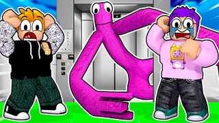 ESCAPING RAINBOW FRIENDS In ROBLOX RAINBOW FRIENDS ELEVATOR!? (ALL FLOORS & ALL LEVELS!)
