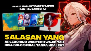 FULL KIT Arlecchino Animasi + Skillnya Paling Unik Diantara Fatui Lain !! SEMUA EXPANSI MAP BARU 4.6