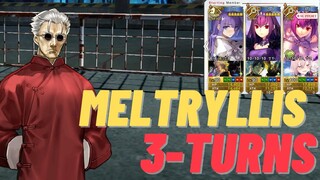 Meltryllis Skadi System 3-Turn Clear | Lostbelt 3 S.I.N: Assassin Li Shuwen Boss Fight [FGO]