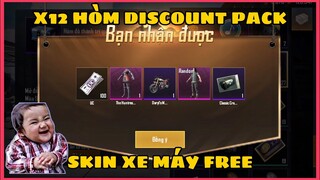 MỞ 12 HÒM DISCOUNT PACK FREE KIẾM SET ĐỒ HUYỀN THOẠI, NHẬN SKIN XE FREE CỰC CHẤT || PUBG MOBILE