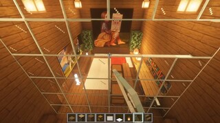 [Minecraft] Cara membangun pangkalan rahasia (rumah di dalam rumah) [JUNS MAB]