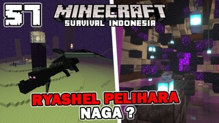 Ruangan Rahasia Ryashel Tembus Portal The End ❗️❗️-Minecraft Survival Indonesia (Ep.57)