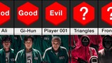 Comparison Squid Game Good or Evil Characters
