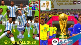 eFootball 2023 Mobile VS FIFA Mobile | FIFA World Cup | Game Comparison