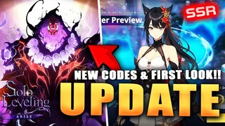 *NEW CODES* SSR FISHER FIRST LOOK & NEW ARTIFACT EVENT & SHOP!!  (Solo Leveling Arise)