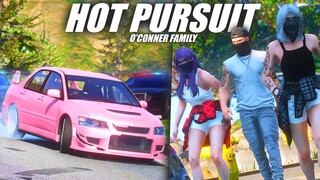 HOT PURSUIT ! O'CONNER FAMILY JADI BURONAN DIBURU KEPOLISIAN SATU KOTA !!! GTA 5 ROLEPLAY