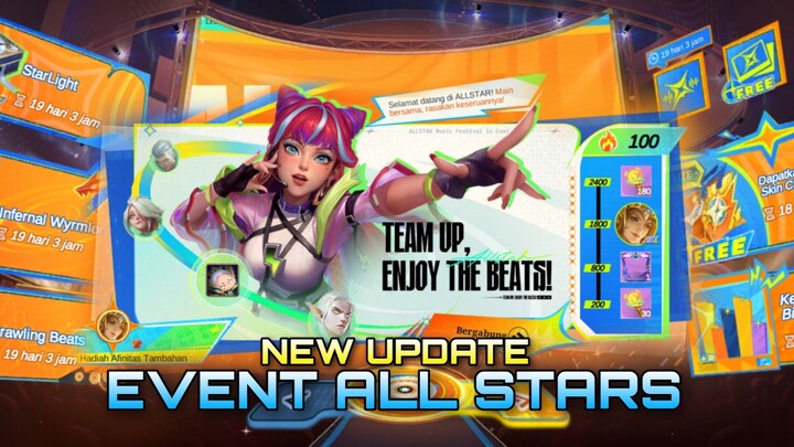 Bocoran Event All Star, Ada Skin Gratis & Diamond kuning🤯🔥‼️