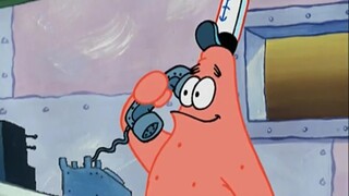 Patrick Star, yang dapat menjawab panggilan telepon apa pun, melakukan sinkronisasi bibir