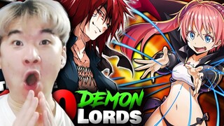 The 10 Great Demon Lords In Tensura EXPLAINED “Demon Lord” Vs. TRUE Demon Lord | Reacting to AniNews