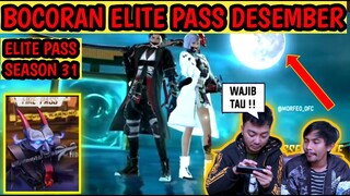 BOCORAN ELITE PASS SEASON 31 BULAN DESEMBER FREE FIRE