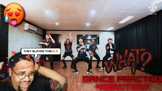 (🔥POWER MOVES🥵) SB19 'What?' Dance Practice REACTION!