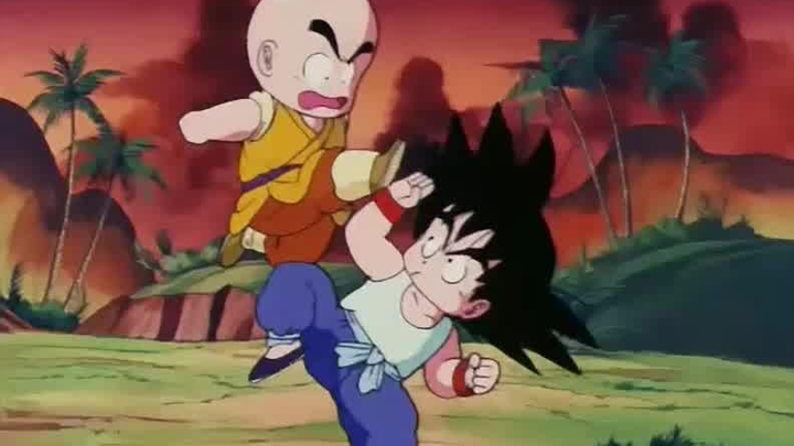 Krillin and Goku's first and last battle